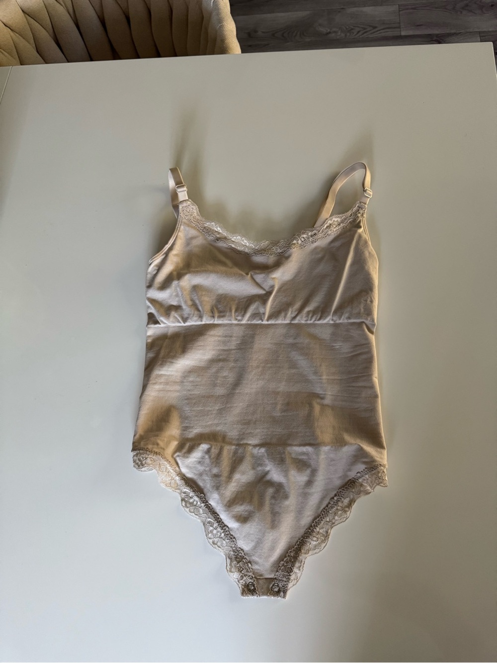 Feelingirl Shapewear Nude Lace Bodysuit